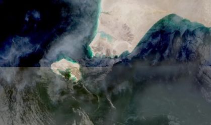 Mapa mostra Estreito de Bab el-Mandeb