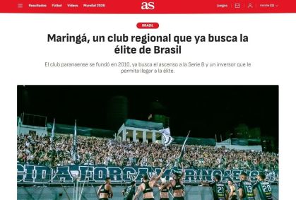 Jornal espanhol destaca Maringá como nova referência entre SAFs do Brasil