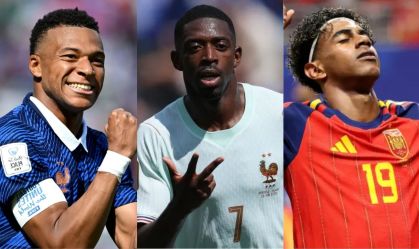 Imagem de destaque do post: Mbappé, Dembélé ou Yamal? A semi da Copa que pode definir a Bola de Ouro