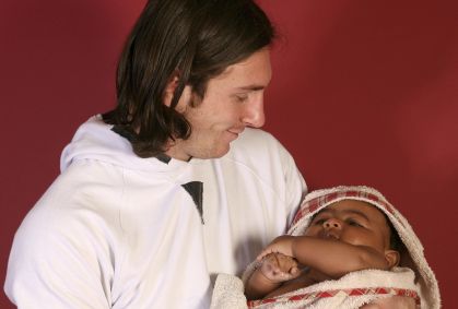 Veja todas as imagens do ensaio entre Lionel Messi e Lamine Yamal