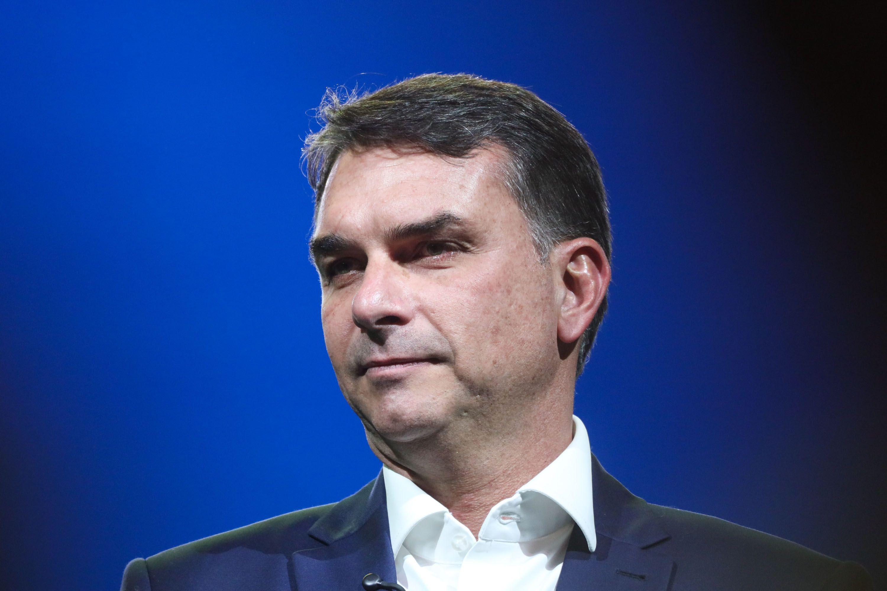 CONVENÇÃO NACIONAL DO PARTIDO LIBERAL (PL) QUE OFICIALIZOU A CANDIDATURA DO SENADOR FLÁVIO BOLSONARO (PL) A PRESIDÊNCIA DA REPÚBLICA, NO MERCADO PAGO HALL, NA ARENA PACAEMBU, ZONA OESTE DE SÃO PAULO, NESTE SÁBADO (25).