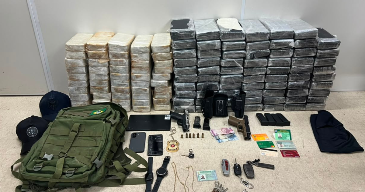 PM e estudante de Direito são presos com 119 Kg de drogas em shopping na BA