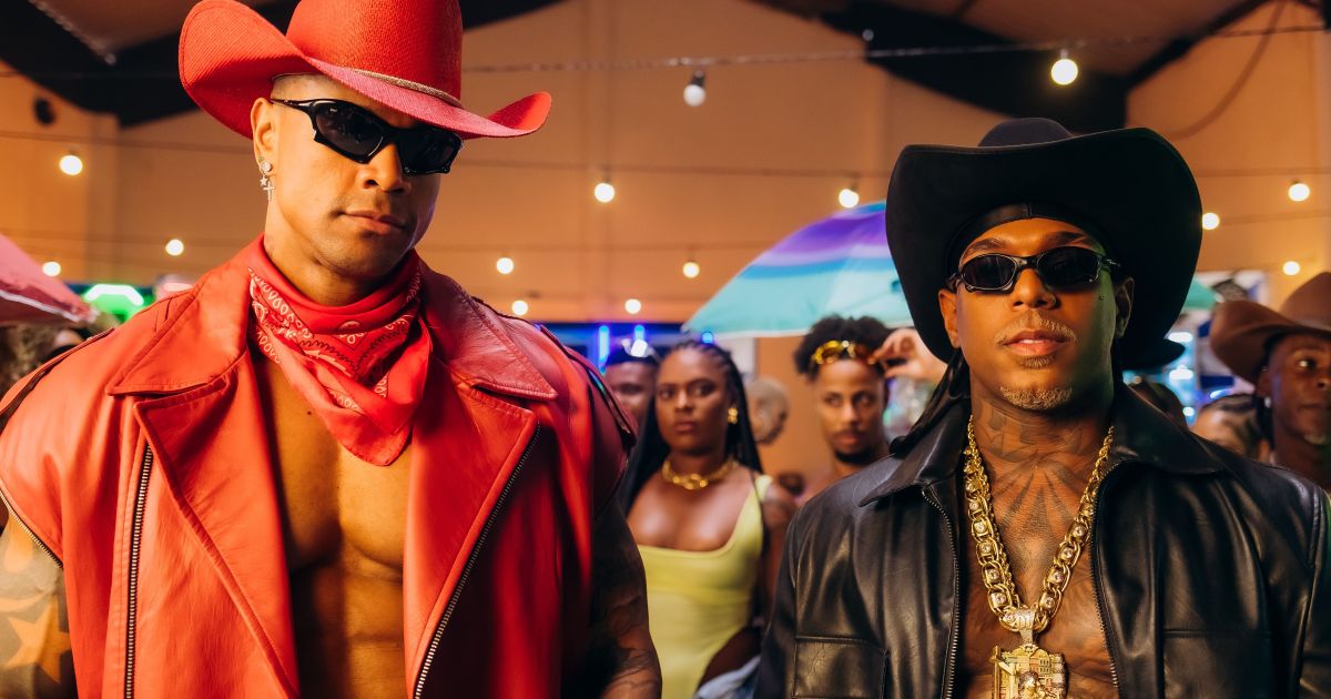 Oh Polêmico e Léo Santana gravam videoclipe de “Laço na Fivela”; veja fotos