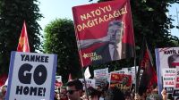 Istambul recebe protestos anti Estados Unidos e Otan durante cúpula