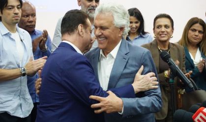 Ronaldo Caiado e Gilberto Kassab