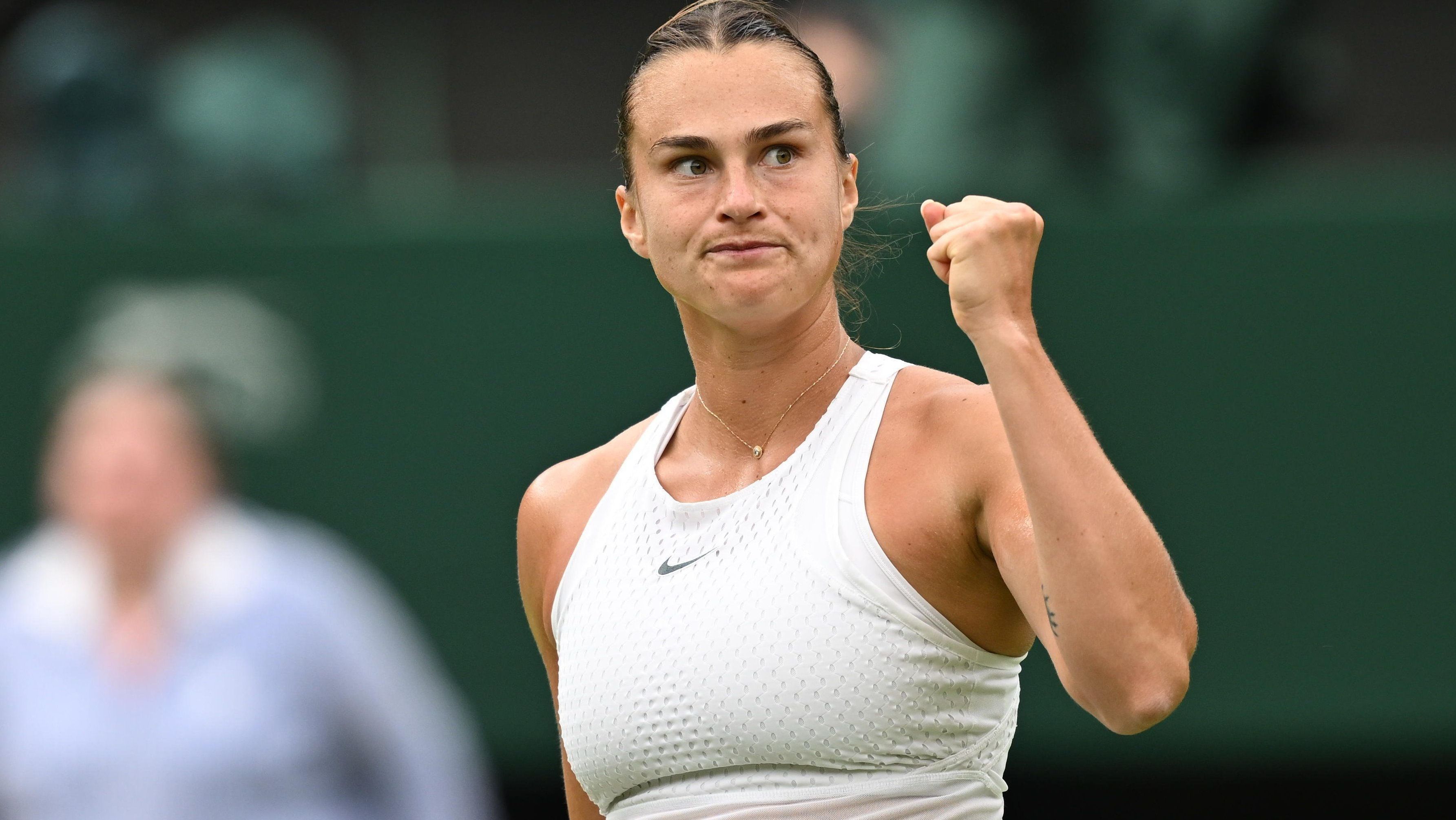 Sabalenka defende cães após veto de Wimbledon