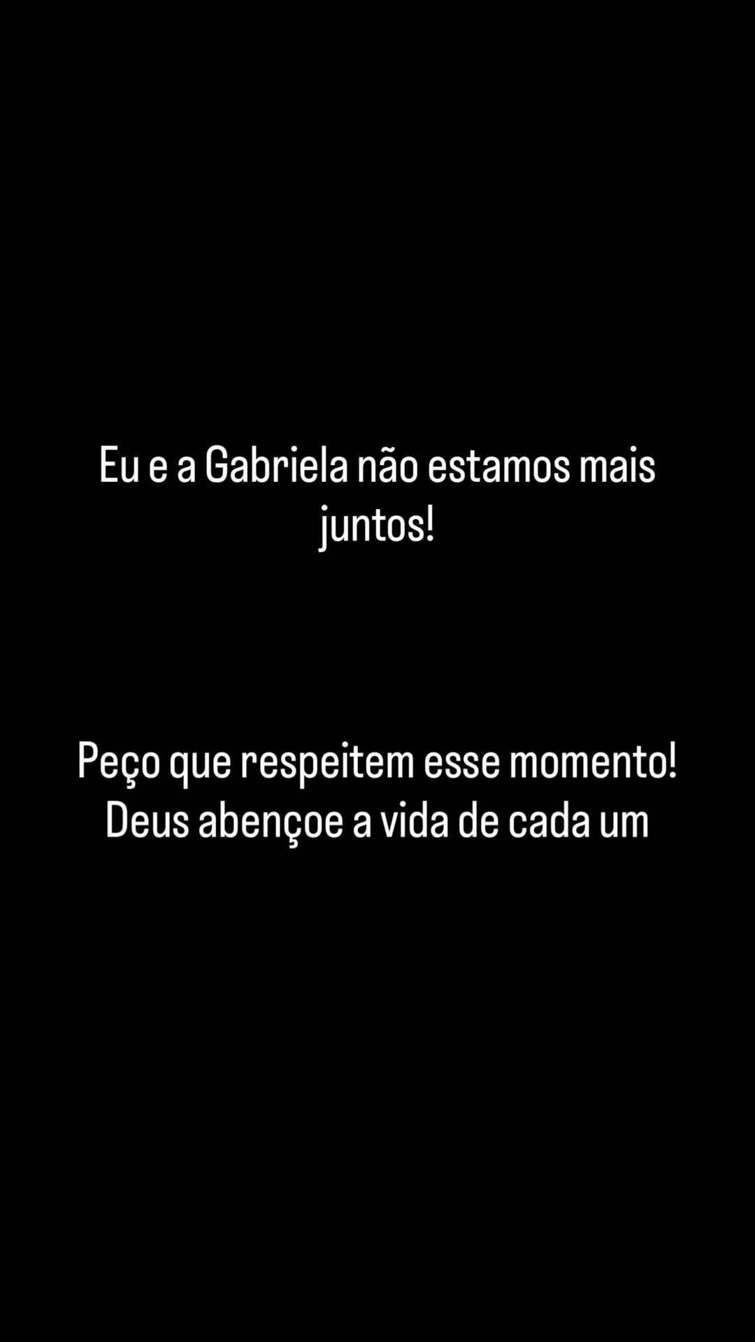 Influenciador Fidelis Falante anunciou término com Gabi Martins • Instagram/Fidelis Falante