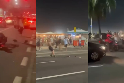 Vídeo: torcedores brigam nas ruas do RJ após final da Copa do Mundo