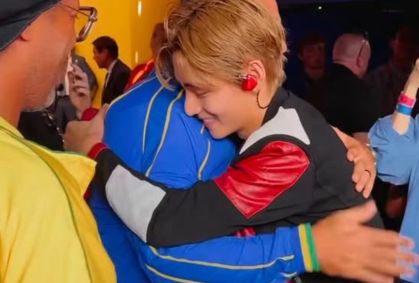 Ronaldo posta vídeo encontrando membro do BTS na Copa e viraliza na web