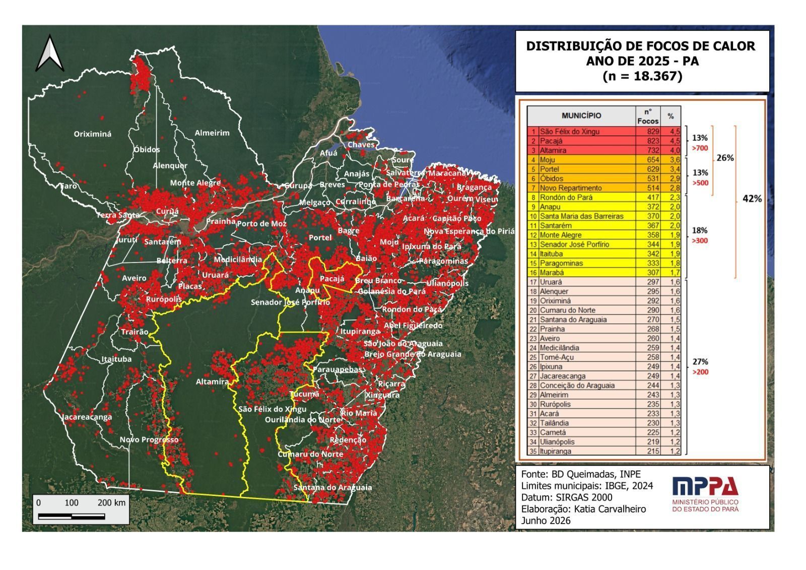 Ministério Público do Estado do Pará (MPPA) montou uma força-tarefa para reforçar o monitoramento e as ações de prevenção às queimadas durante o verão amazônico de 2026 • MPPA