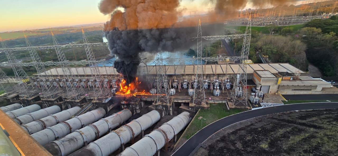 Incêndio usina de Marimbondo