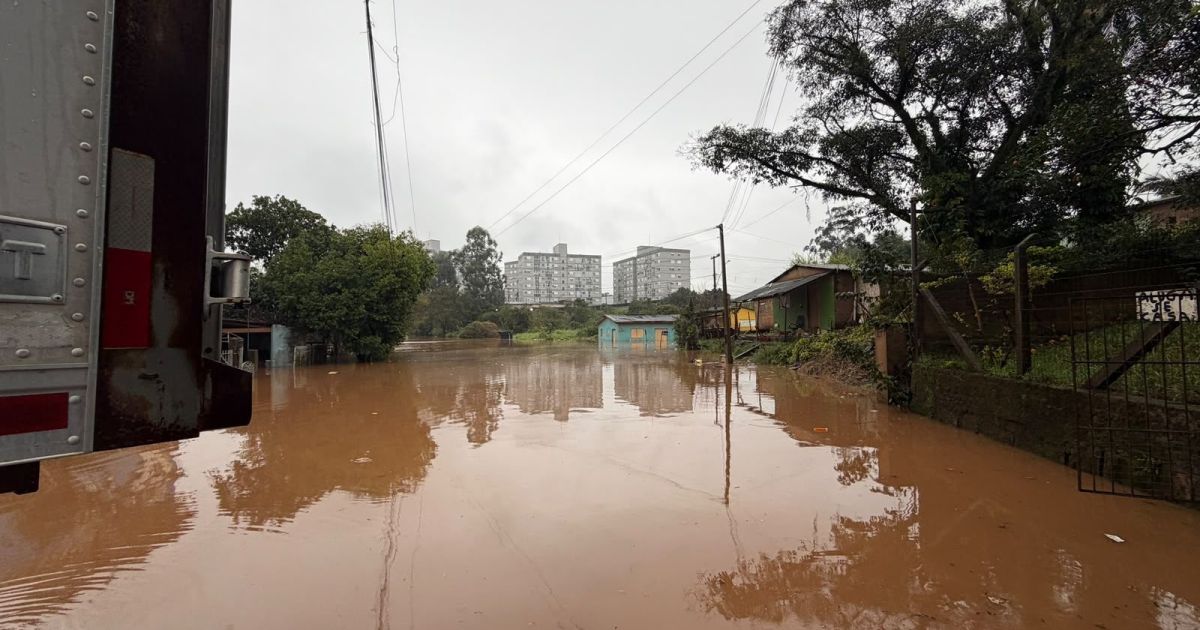 Nível do Rio Taquari cai mais três metros e sai da cota de inundação