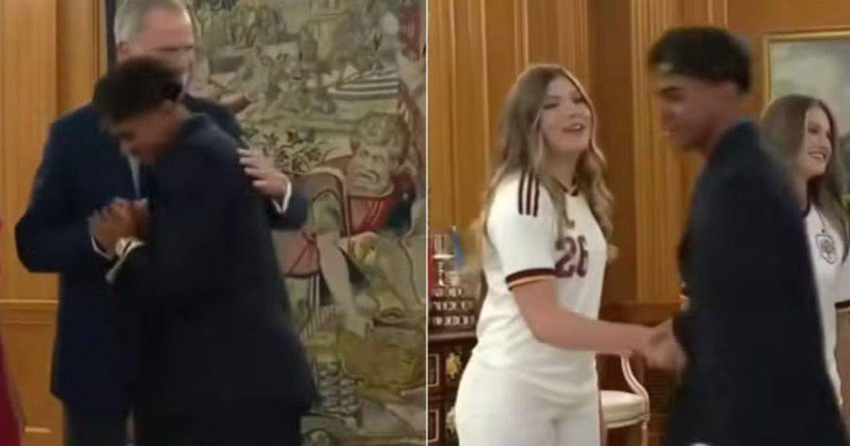 Yamal viraliza por cumprimento à princesa da Espanha após título da Copa