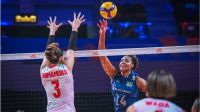 Brasil vence o Japão de virada e se classifica para semi da VNL Feminina