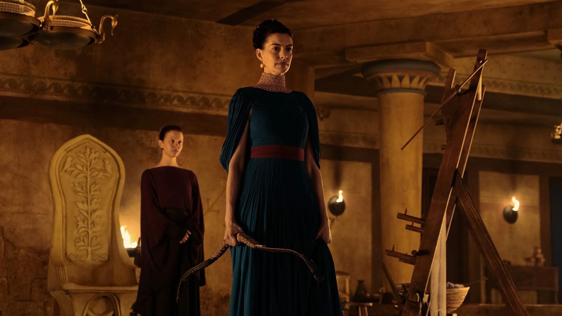 Anne Hathaway em "A Odisseia" • Divulgação/Universal Pictures