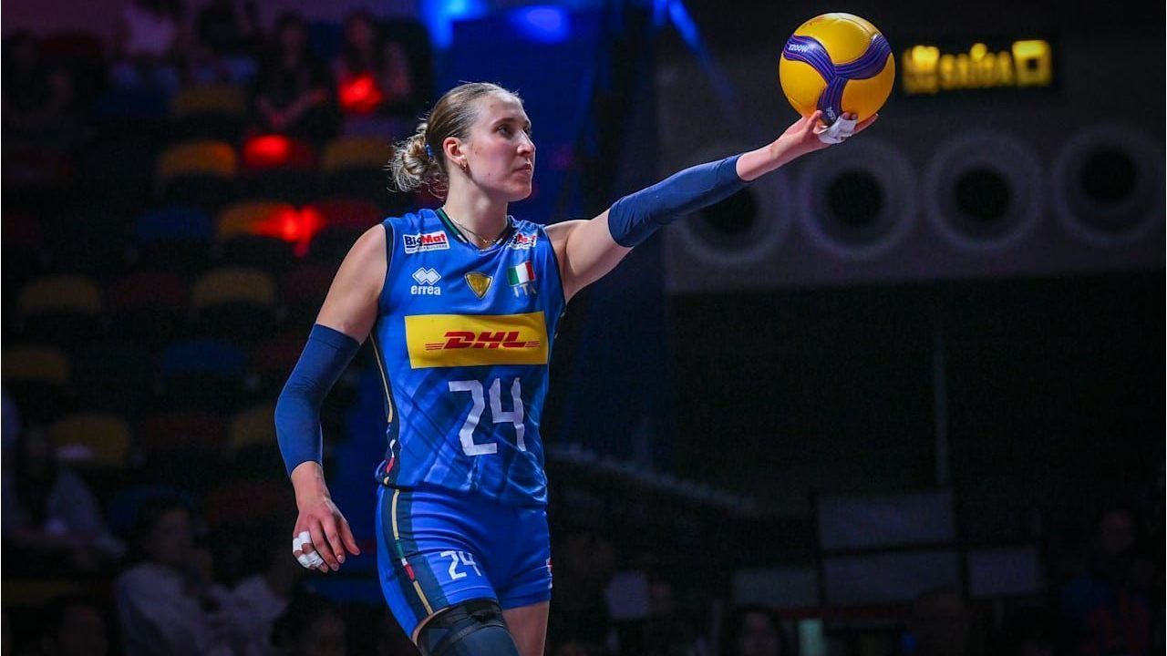 Antropova é um dos destaques da Itália na VNL Feminina •