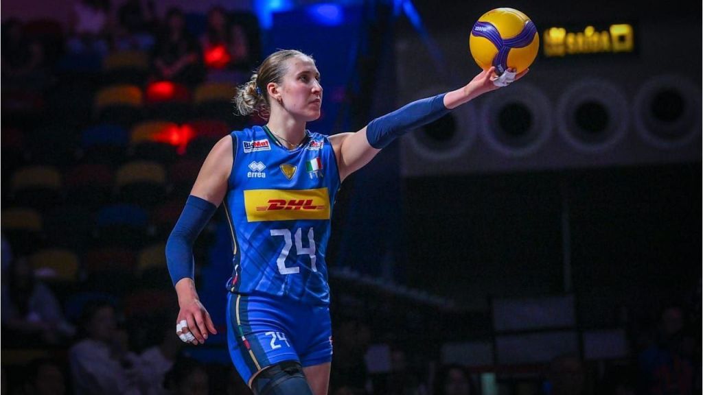 Antropova é um dos destaques da Itália na VNL Feminina