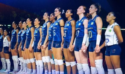 Imagem de destaque do post: Classificado, Brasil é derrotado pelos Estados Unidos na VNL Feminina