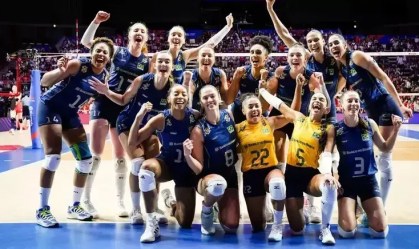Imagem de destaque do post: Polônia x Brasil: horário e onde assistir à VNL Feminina