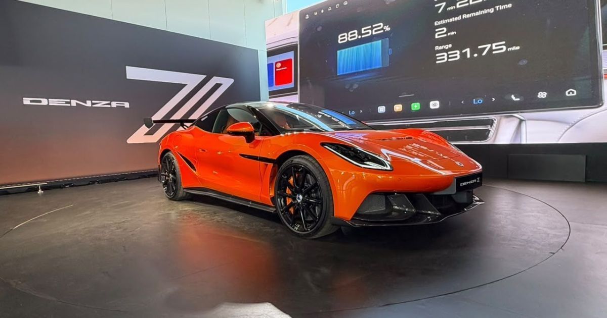 Elétrico Denza Z tem 1604 cavalos e foi apresentado em Goodwood
