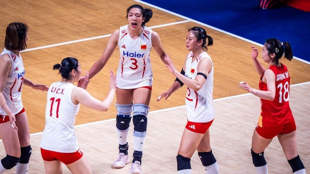 China surpreendeu os EUA na VNL Feminina