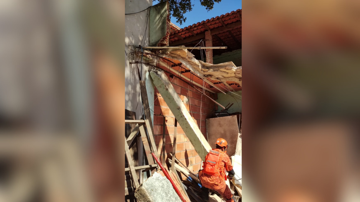 Ventania derruba Caixa d’água e assusta moradores em prédio no RJ