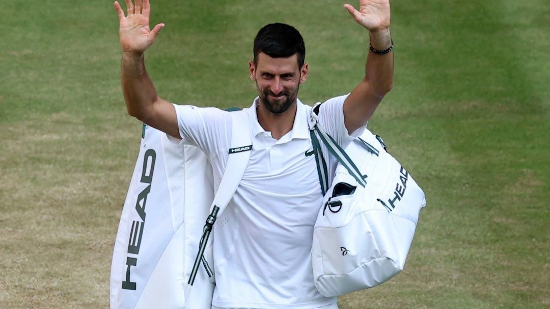 Novak Djokovic após eliminação na semifinal da chave de simples de Wimbledon