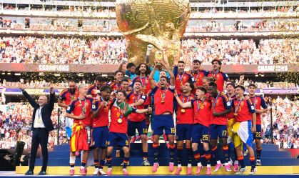 Imagem de destaque do post: Espanha será 1ª campeã fora das Eliminatórias desde título da França em 98