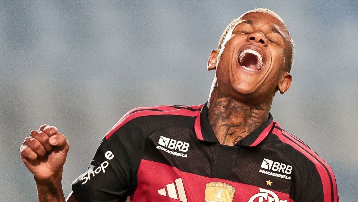 Wallace Yan comemora gol do Flamengo