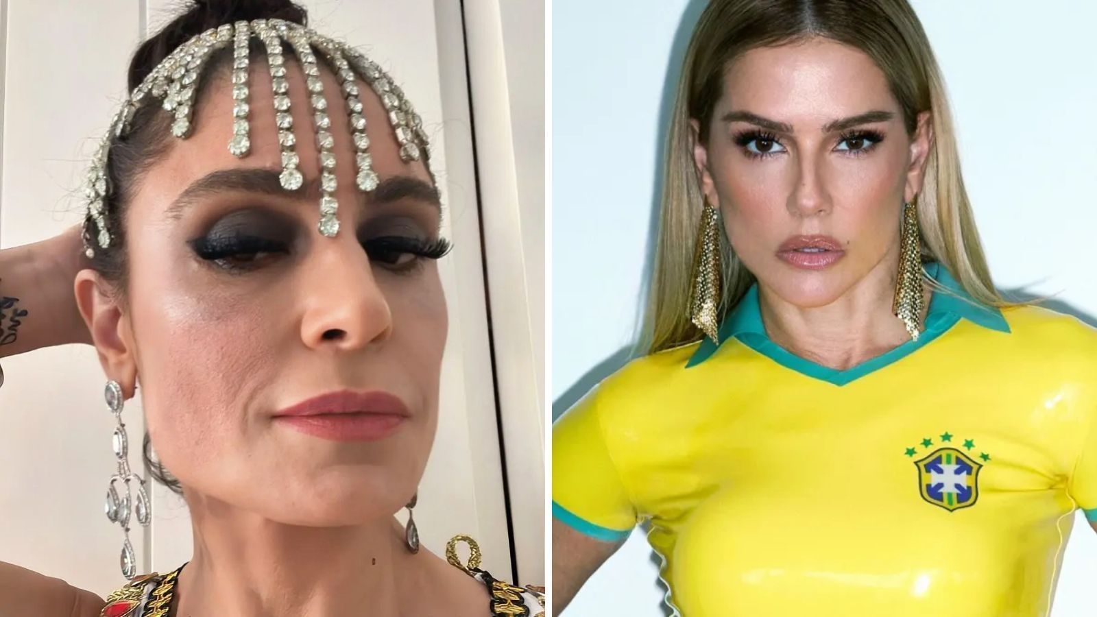 Franciely esteve no elenco de "América" com Deborah Secco
