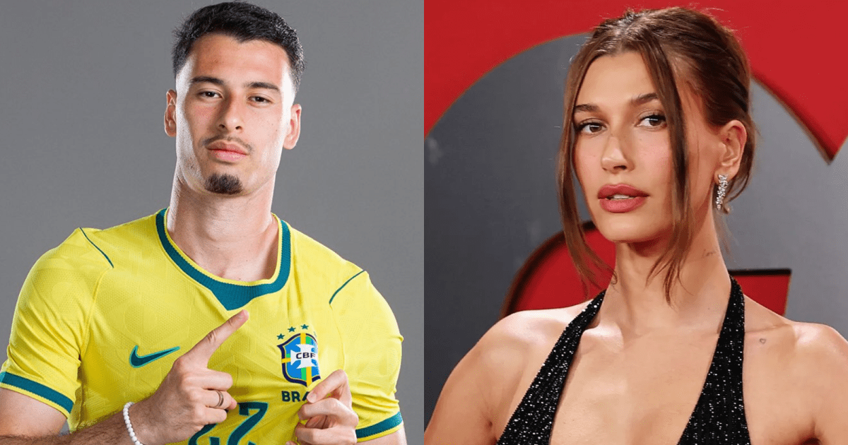 Parecidos? Fãs apontam semelhança entre Gabriel Martinelli e Hailey Bieber