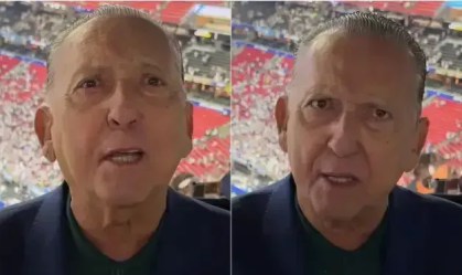 Imagem de destaque do post: Galvão elogia Messi após vitória da Argentina: "Não tem como tirar dele"