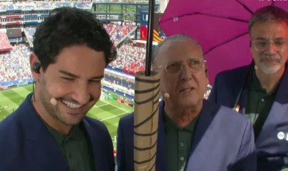Imagem de destaque do post: Galvão Bueno critica estádio e diz que não queria narrar França x Marrocos