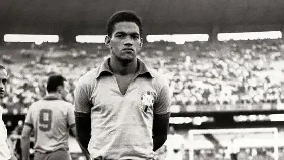 Garrincha durante a Copa de 1962, no Chile