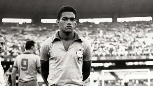 Garrincha durante a Copa de 1962, no Chile