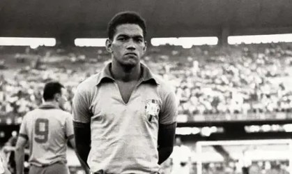 Garrincha durante a Copa de 1962, no Chile