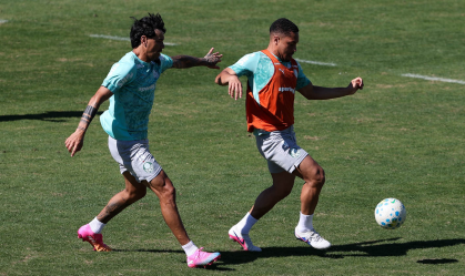 Imagem de destaque do post: Vitor Roque treina no Palmeiras e pode jogar contra Coritiba