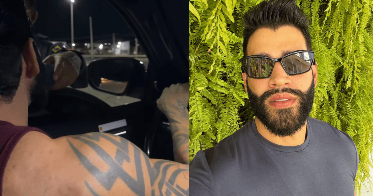 Gusttavo Lima é parado em blitz e reação de policiais viraliza