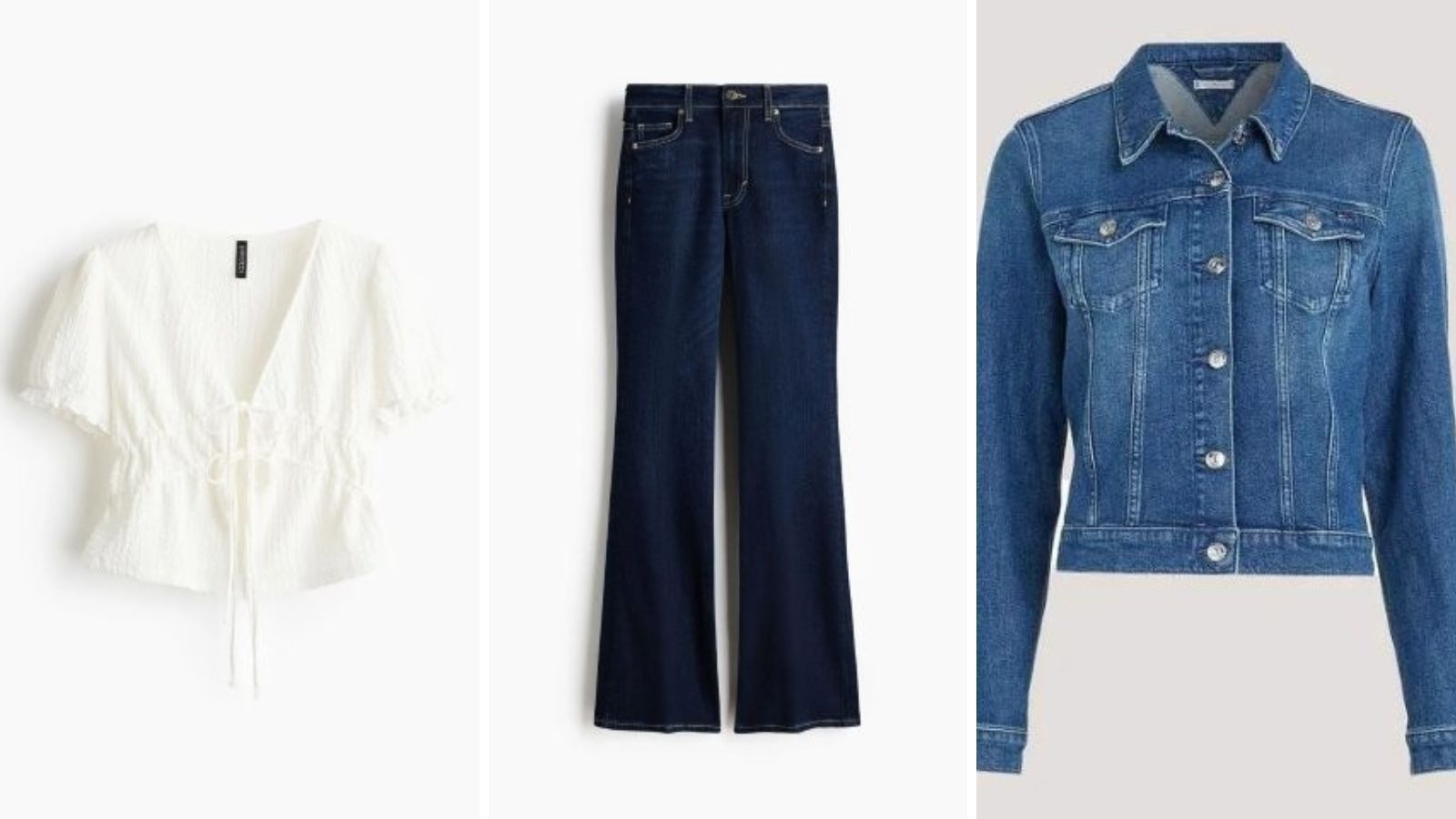 Veja como se inspirar nos looks de Hannah Wells • Divulgação/Tommy Hilfiger/H&M