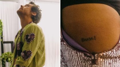 Harry Styles mostra tatuagem em homenagem ao Brasil