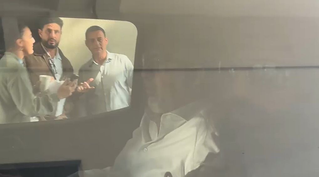 Márcio Canella chegando à Superintendência da PF no Rio de Janeiro