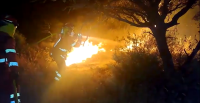 Bombeiros combatem incêndios florestais em regiões da Espanha