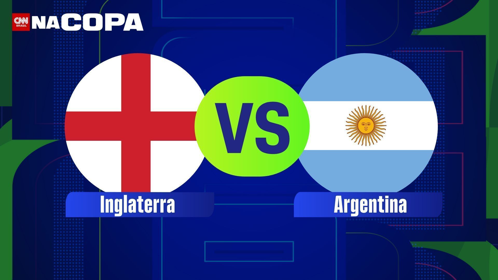 Inglaterra e Argentina se enfrentam pela semifinal da Copa do Mundo; saiba horário e onde assistir