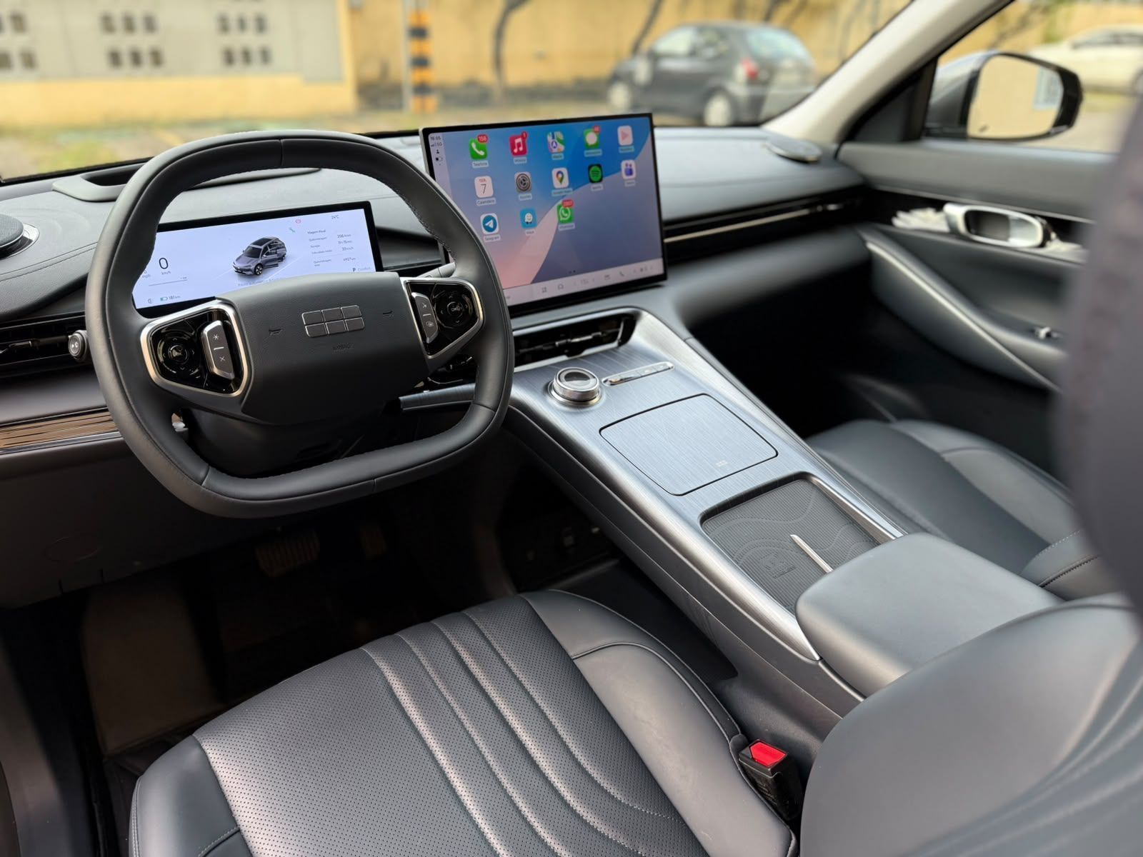 Interior do Geely EX5 Max • Rodrigo Barros/CNN Brasil