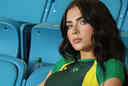 Jade Picon deixa público confuso ao surgir em campo em jogo da Copa