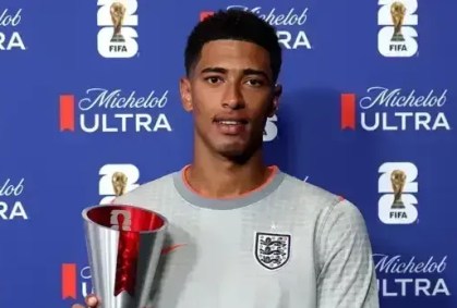 Jude Bellingham é eleito o melhor em campo na vitória da Inglaterra