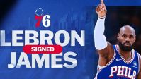 6? 23? 76ers confirmam número que LeBron usará na Filadélfia