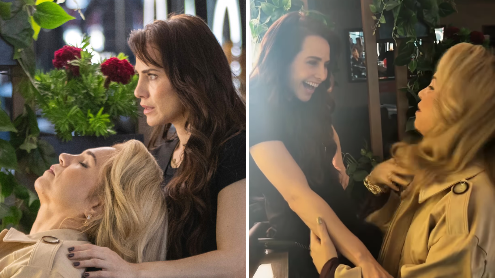 Letícia Colin mostra bastidores de gravação de "Quem Ama Cuida"