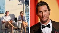 Luciano Huck e Angélica curtem férias com Matthew McConaughey; veja