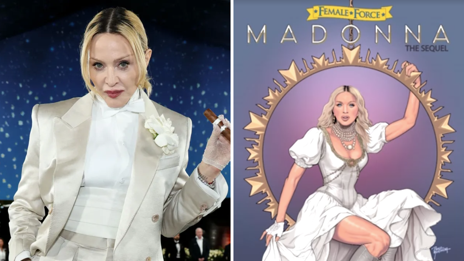 madonna quadrinhos